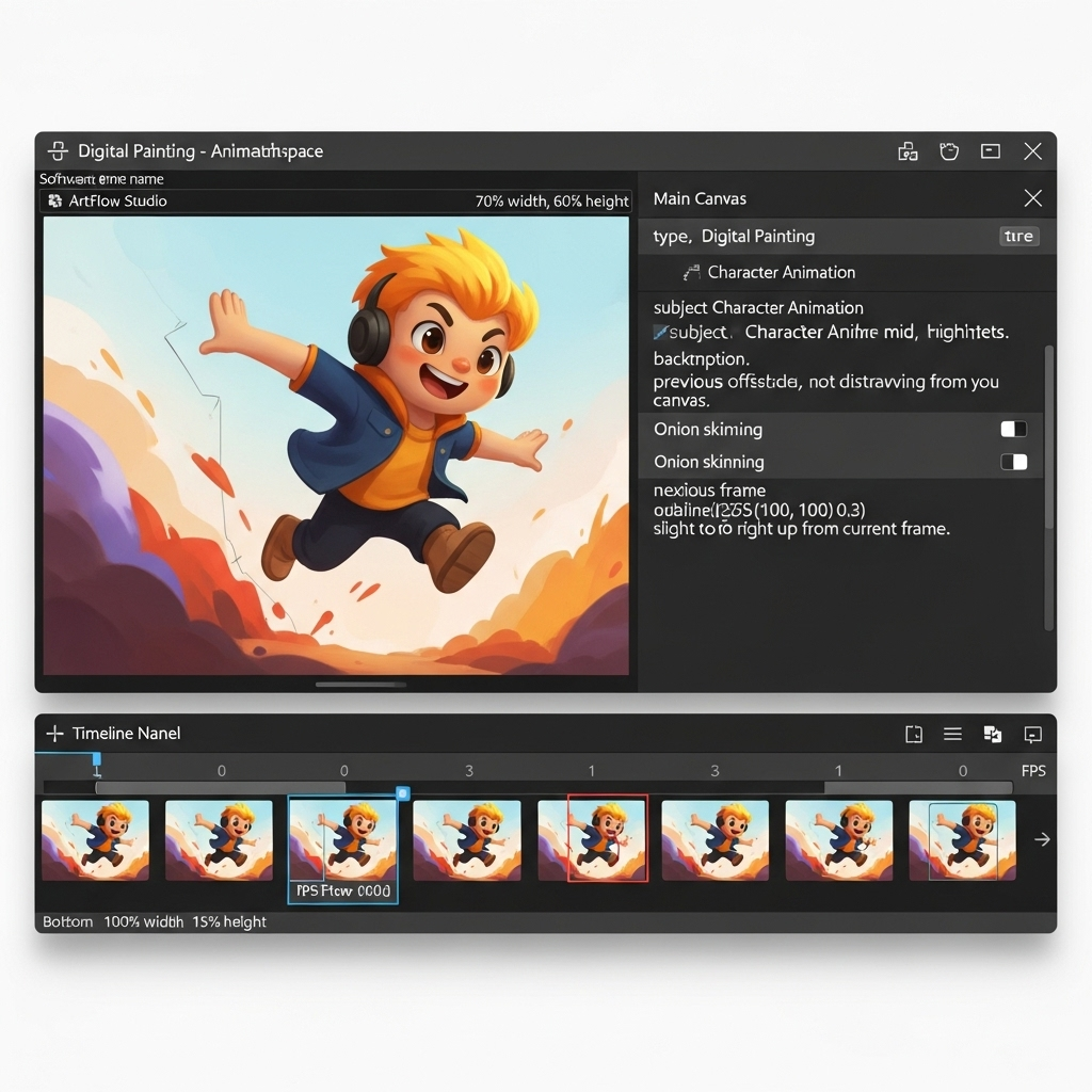 Best Digital Painting and Drawing Apps in 2025: A Complete Guide for Artists 9 Digital painting software showing animation timeline with onion skinning and frame by frame drawing capabilities for motion graphics