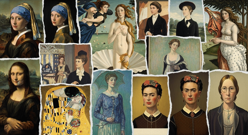 iconic paintings of females