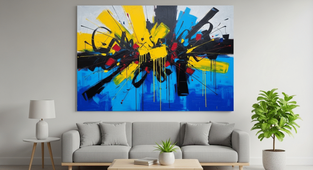 buy abstract art online, large original artwork, modern painting for sale, buy contemporary art