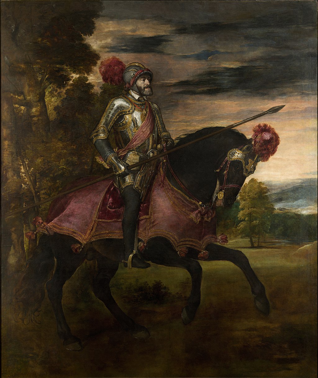 Equestrian portrait of Charles V (1548). Museo del Prado, Madrid