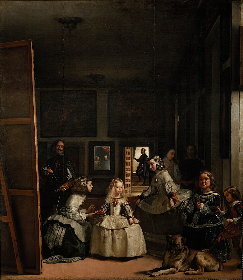 Las Meninas ('The Ladies-in-waiting') by Diego Velázquez, 1656, Museo del Prado, Madrid.