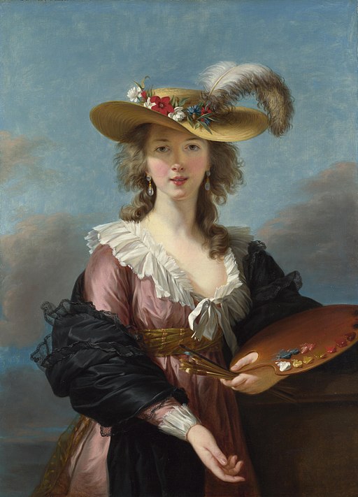 Élisabeth Vigée-Lebrun, Self-portrait in a Straw Hat, circa 1783.