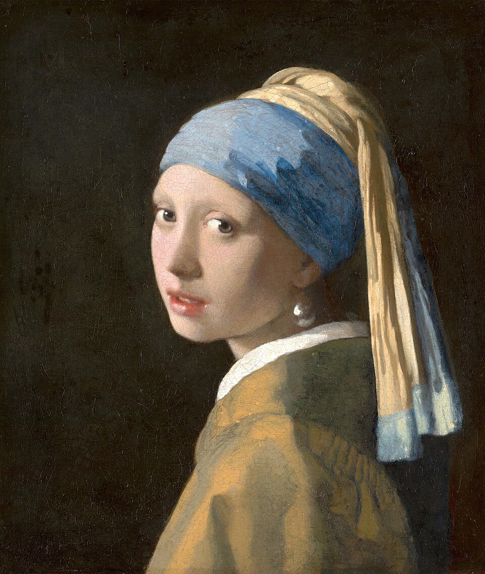 Girl with Pearl Earring - number one in Top 10 Vermeer Paintings