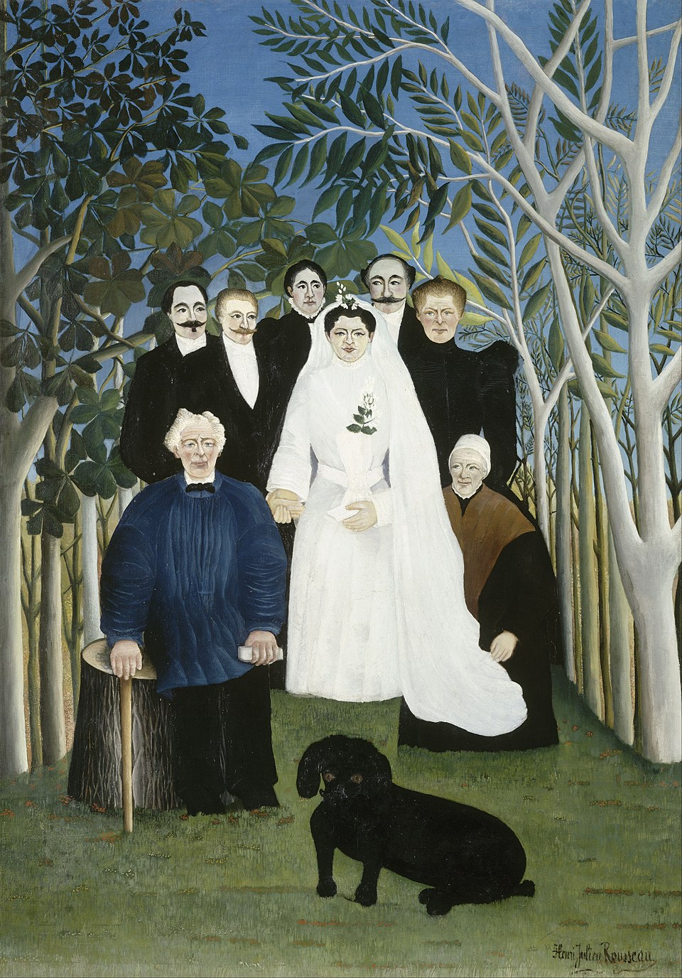 A painting by Henri Rousseau titled 