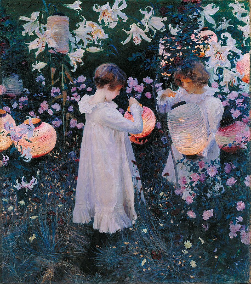 Master of Brushstrokes: The Top 10 John Singer Sargent Paintings Revealed 4 "Carnation, Lily, Lily, Rose" by john singer sargent, painted in 1885-1886. Features: Step into a magical English garden at twilight. Note: To maintain the exact look of the flowers throughout the two seasons he worked on the painting, Sargent replaced the real flowers with artificial ones as they wilted..