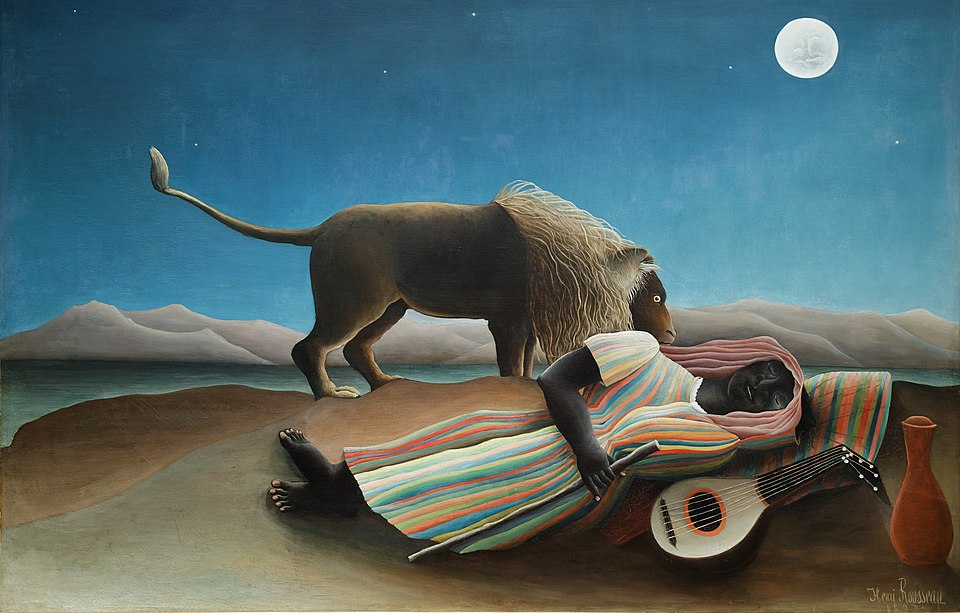 A painting by Henri Rousseau titled 