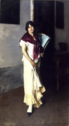 Master of Brushstrokes: The Top 10 John Singer Sargent Paintings Revealed 12 "A Venetian Woman" by john singer sargent, painted in 1882. Features: Away from his grand portraits, Sargent loved to paint everyday scenes he observed on his travels. Note: The model for this painting was Sargent's favorite Venetian model, a young woman named Gigia Viani, who appears in several of his works from this period..