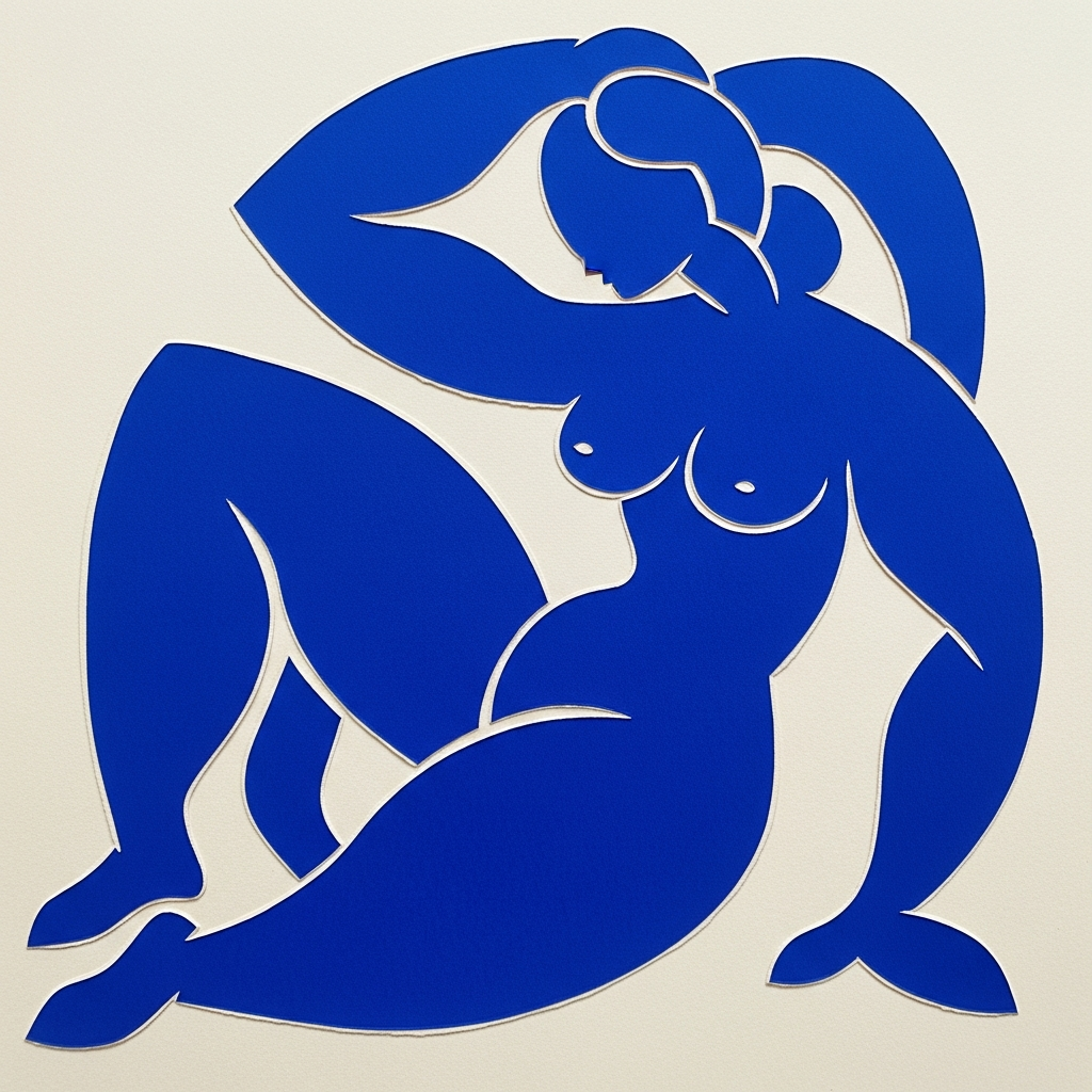 Color Unleashed: Discover the Top 10 Matisse Paintings That Changed Art Forever 9 Matisse Blue Nude II - ai version