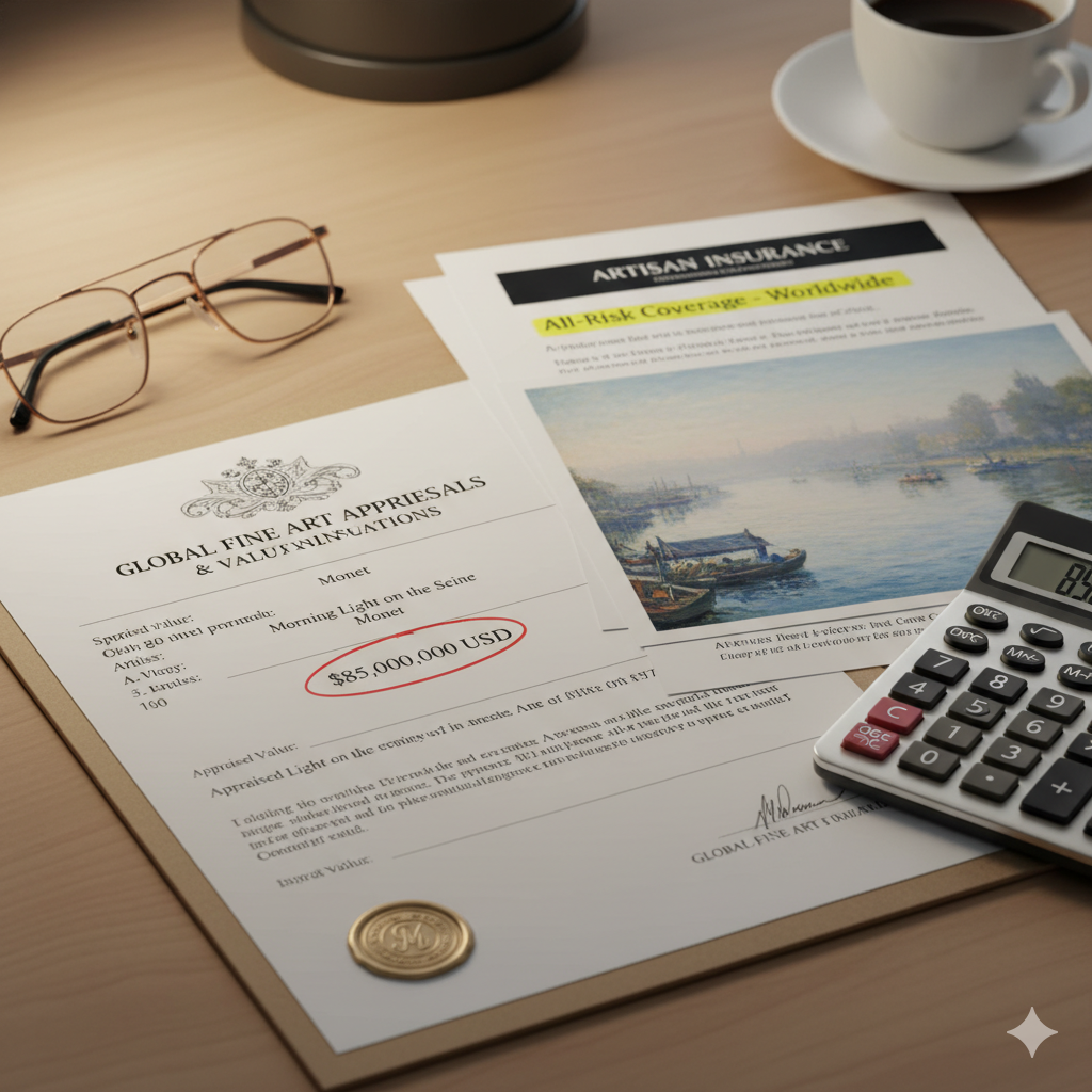 Protecting Valuable Paintings: Your Complete Security and Safety Guide 6 Professional art insurance appraisal documents and valuation for valuable painting coverage