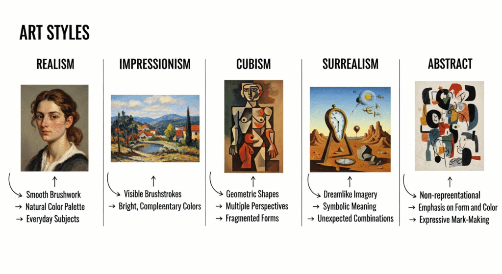 Styles Of Artwork Your Complete Guide To Understanding Art Styles Styles Of Artwork Your Complete Guide To Understanding Art Styles