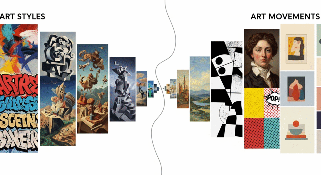 Art Styles vs Art Movements: What’s the Difference?