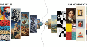 art styles vs art movements