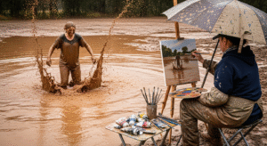 how to make brown paint