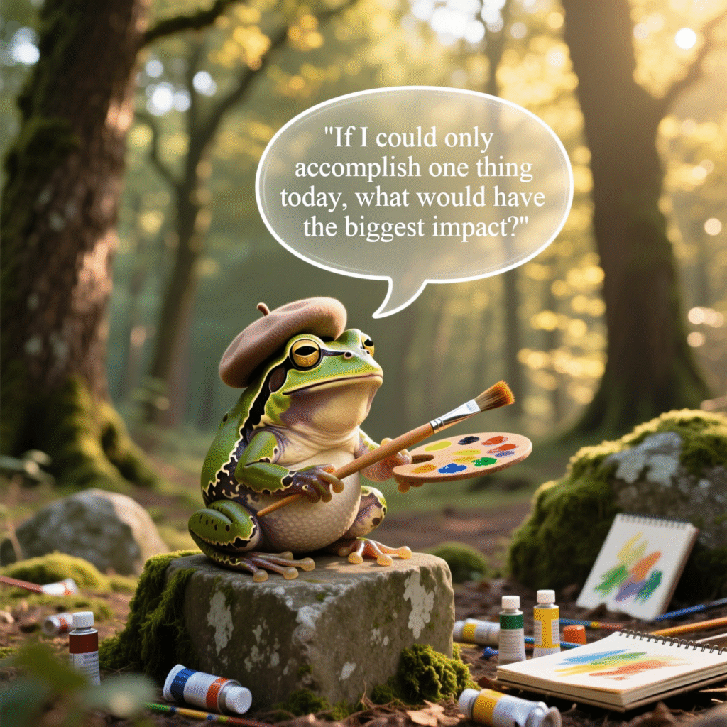 The Ultimate Guide to Productivity for Artists: How to Master Your Workflow and Beat Burnout 6 your artist frog