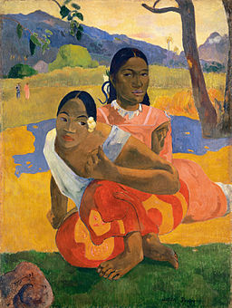 Paul Gauguin, Nafea Faa Ipoipo? (When Will You Marry?) 1892, oil on canvas, 101 x 77 cm
