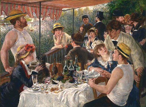 Luncheon of the Boating Party Analysis: Renoir's Masterpiece Decoded: Google Art Project