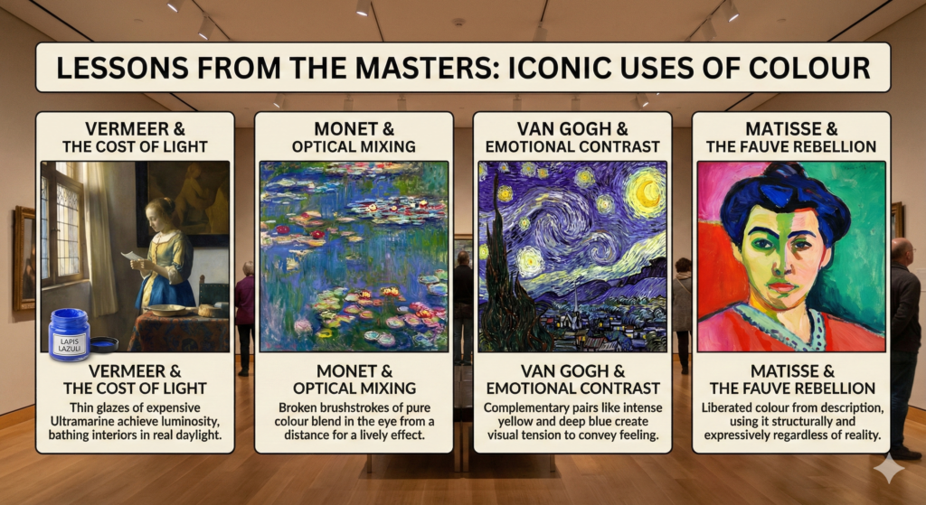 Beyond the Palette: Mastering Colours in Painting for Emotional Impact 7 Lessons from the Masters: Iconic Uses of Colour