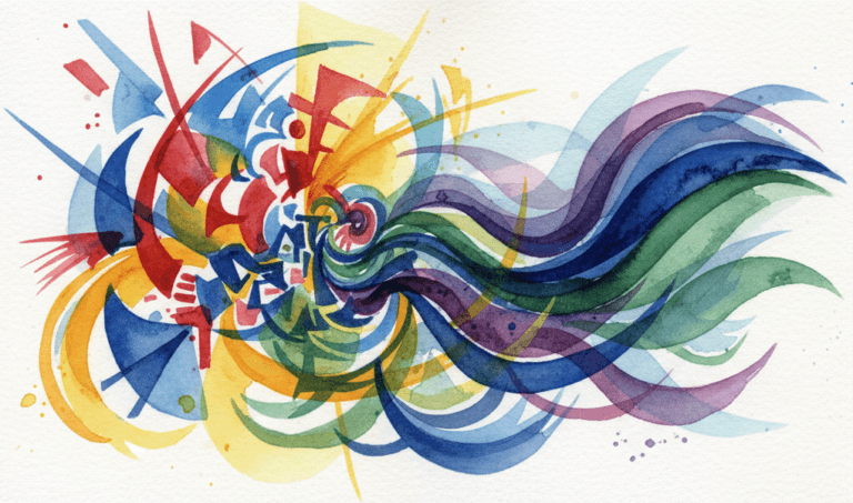 21 Simple Abstract Watercolor Painting Ideas for Absolute Beginners
