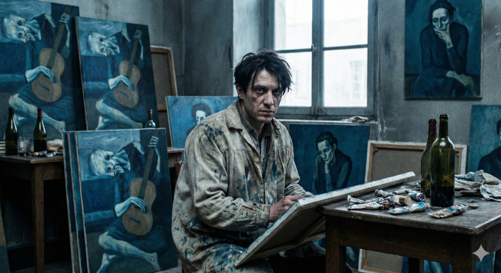 Pablo Picasso and his legendary phase of melancholic genius