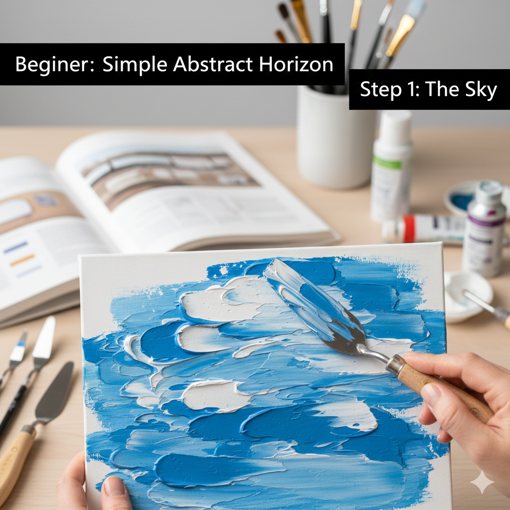 Master Palette Knife Painting: Techniques, Tools, and the Science of Impasto 10 Simple Abstract Horizon