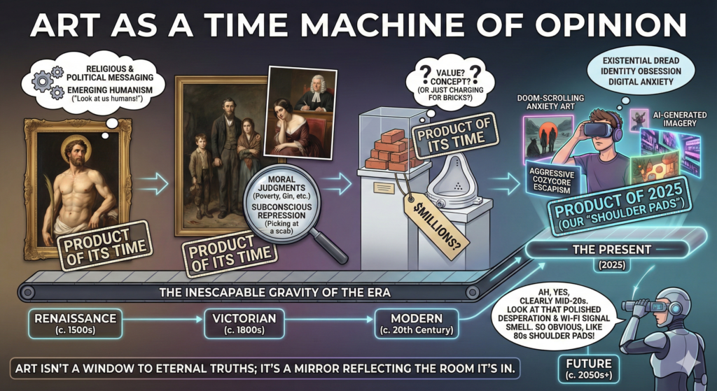 art as a time machine of opinion