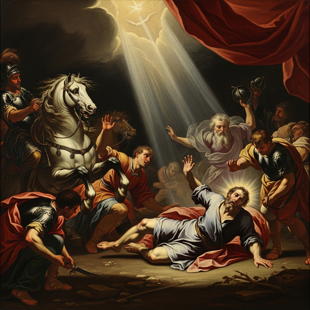 Understanding Popular Art Styles and Movements: Your Complete Guide 4 Baroque painting demonstrating dramatic chiaroscuro lighting with emotional figures in dynamic poses and rich colors