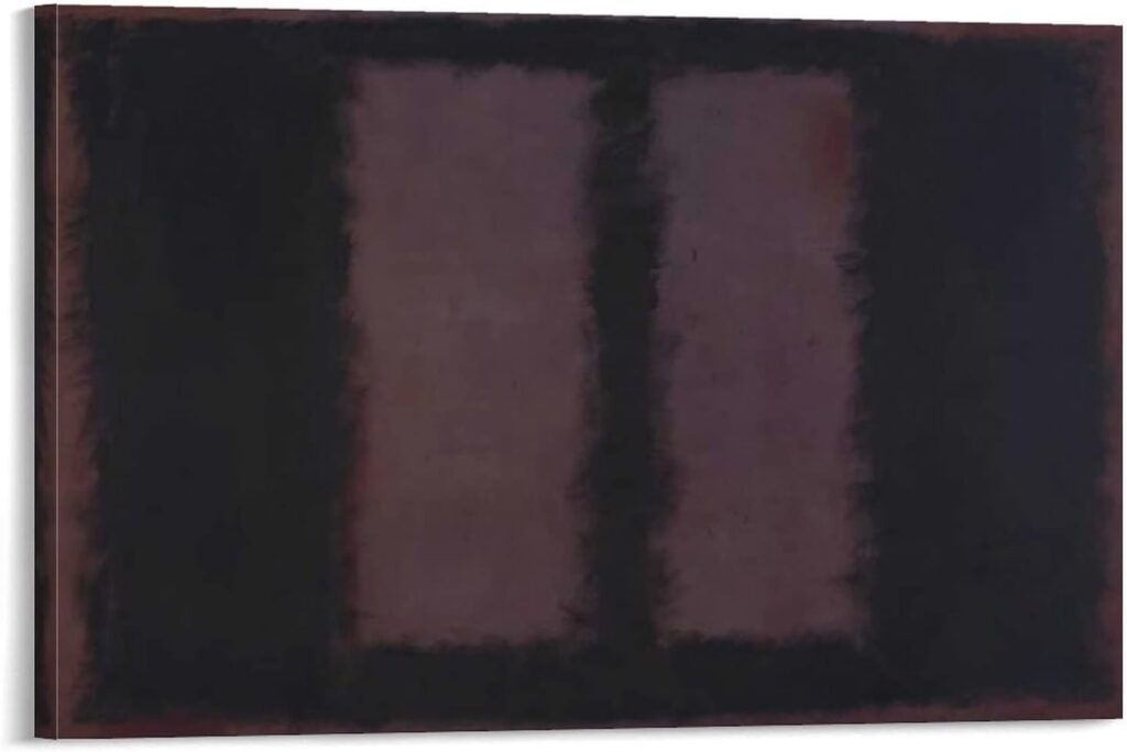 Black on Maroon by Mark Rothko
