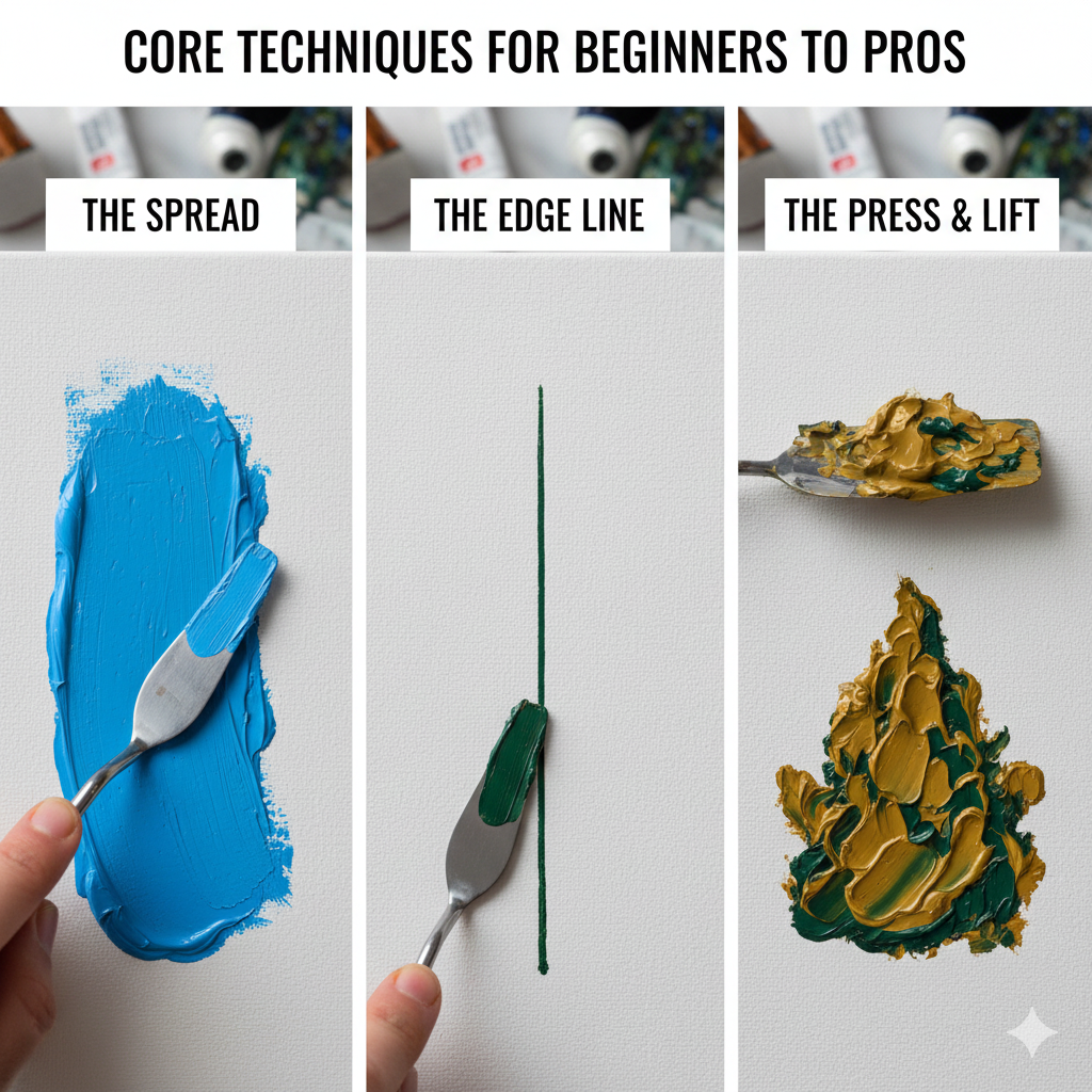 Master Palette Knife Painting: Techniques, Tools, and the Science of Impasto 7 core palette knife techniques