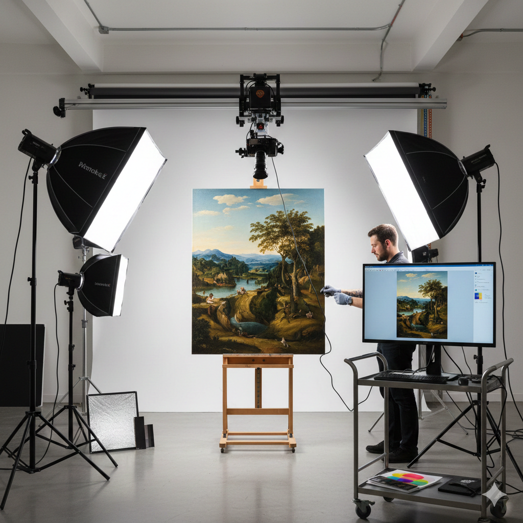 high quality art digitization