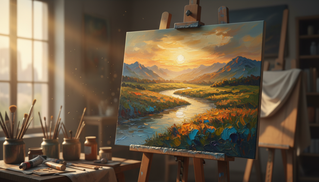 "Fat Over Lean" Rule - obey and produce stunning oil landscapes