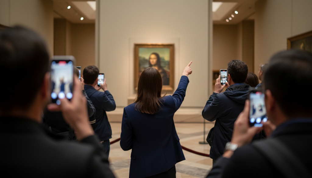 The Complete Guide to Art Tour Guides: In museum with visitors