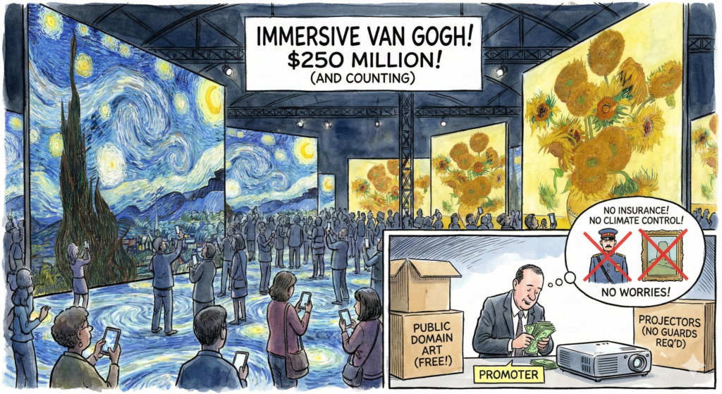 van gogh immersive art gallery