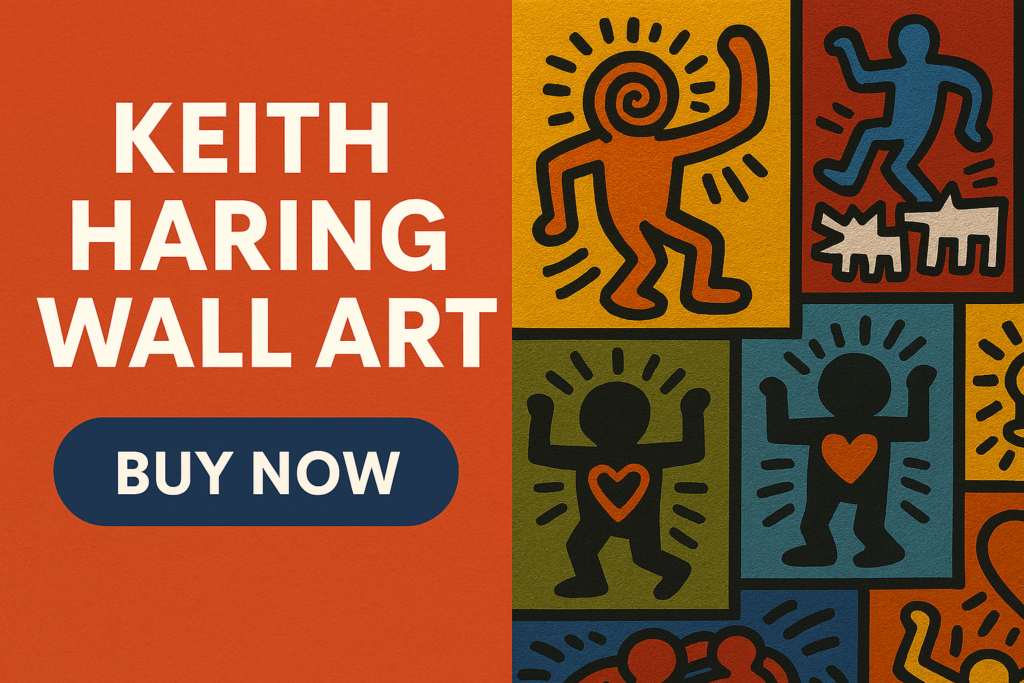 Unlocking the World of Keith Haring Drawings: Style, Symbolism & Impact 8 keith haring wall art