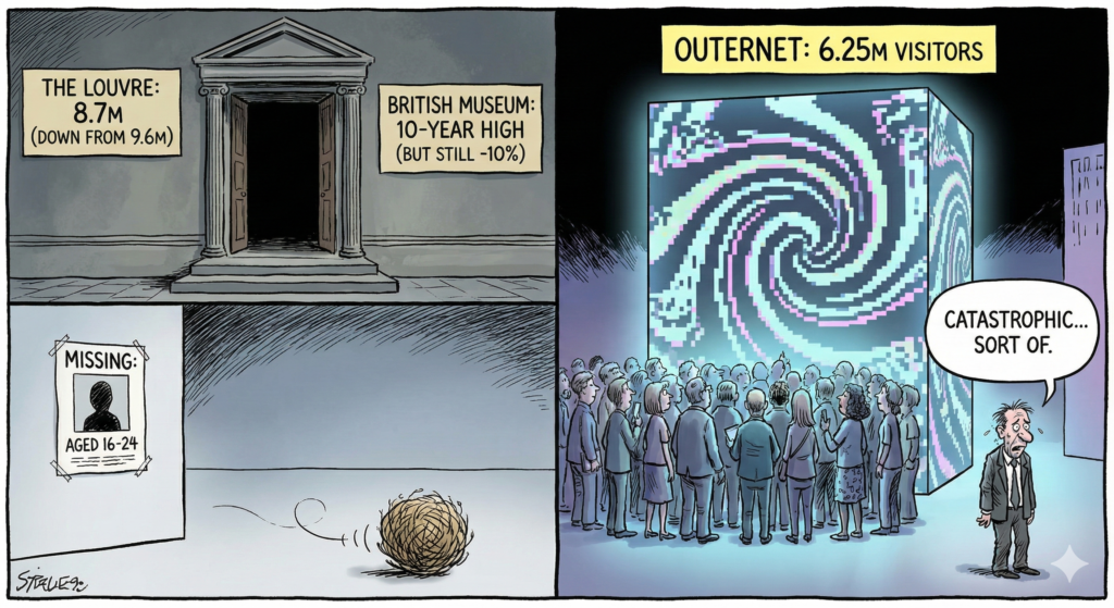 Are art museums dinosaurs? museum visitor numbers down