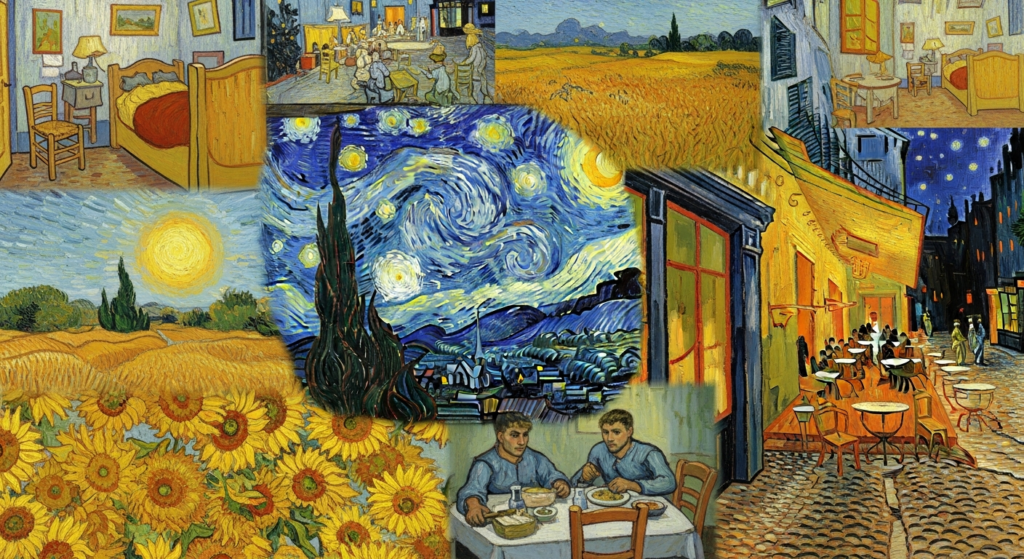 van gogh and yellow paint