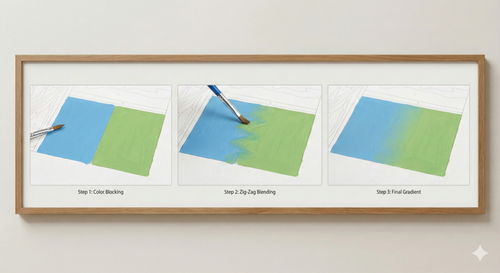 Ultimate Guide to Paint by Numbers Tips for Adults: From Hobbyist to Pro 6 zigzag blending