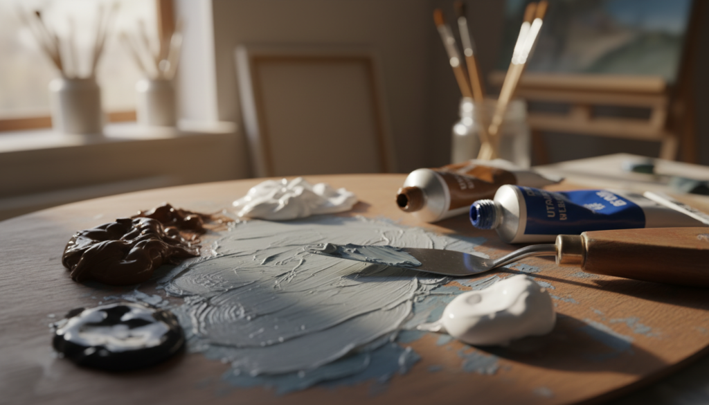 value and tone in painting: Burnt Umber and White is the fastest way to master value without color distraction