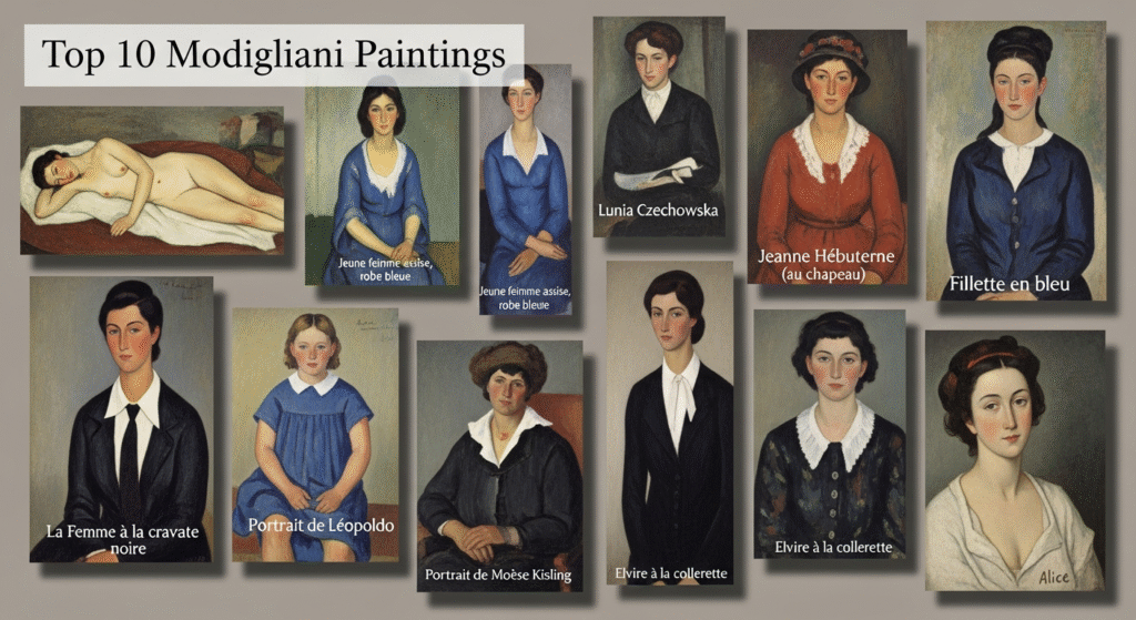 top 10 Modigliani paintings