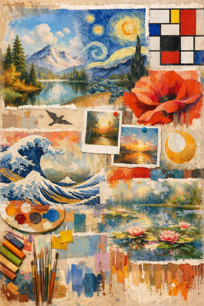 5 Easy Famous Paintings to Copy for Beginners