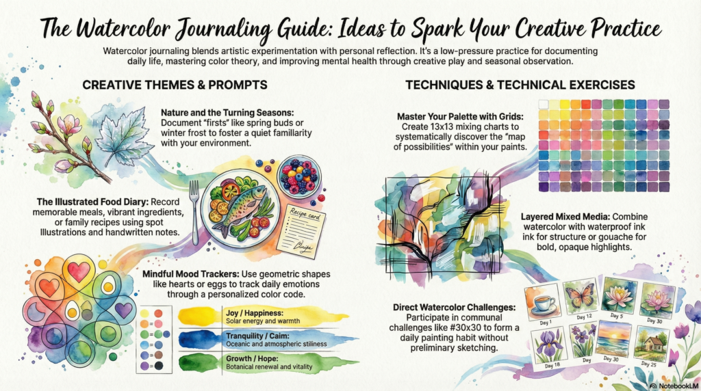 art journaling and creative organisation