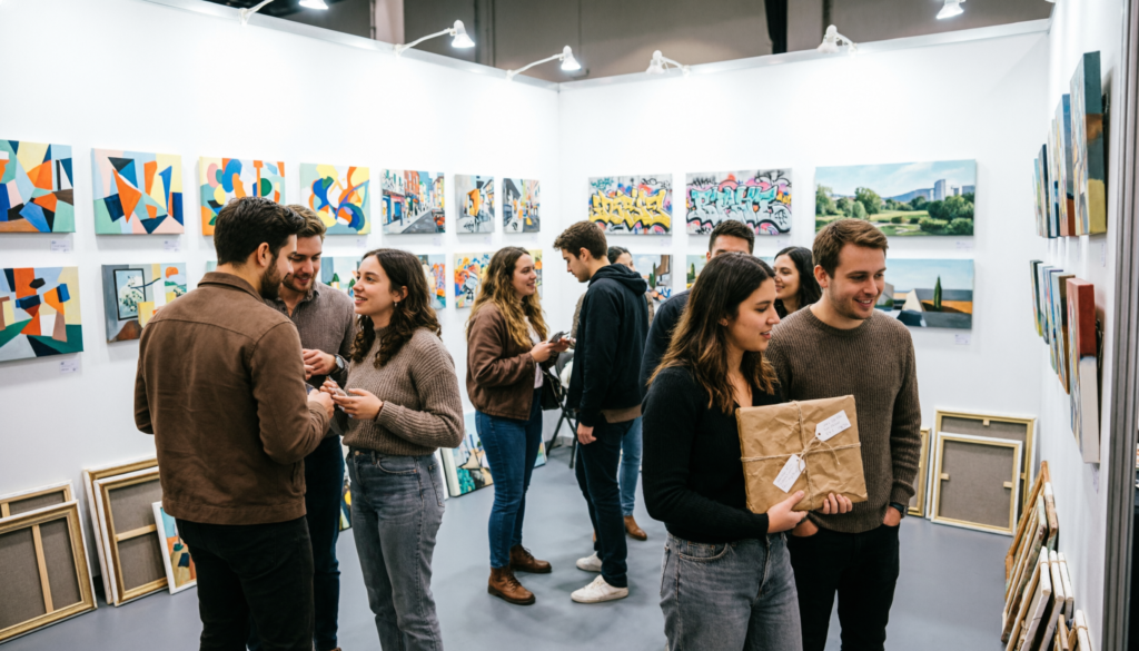 buying emerging artists affordable art fair