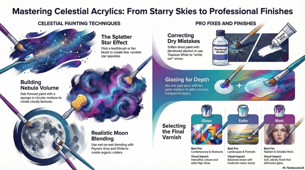 master celestial paintings acrylic