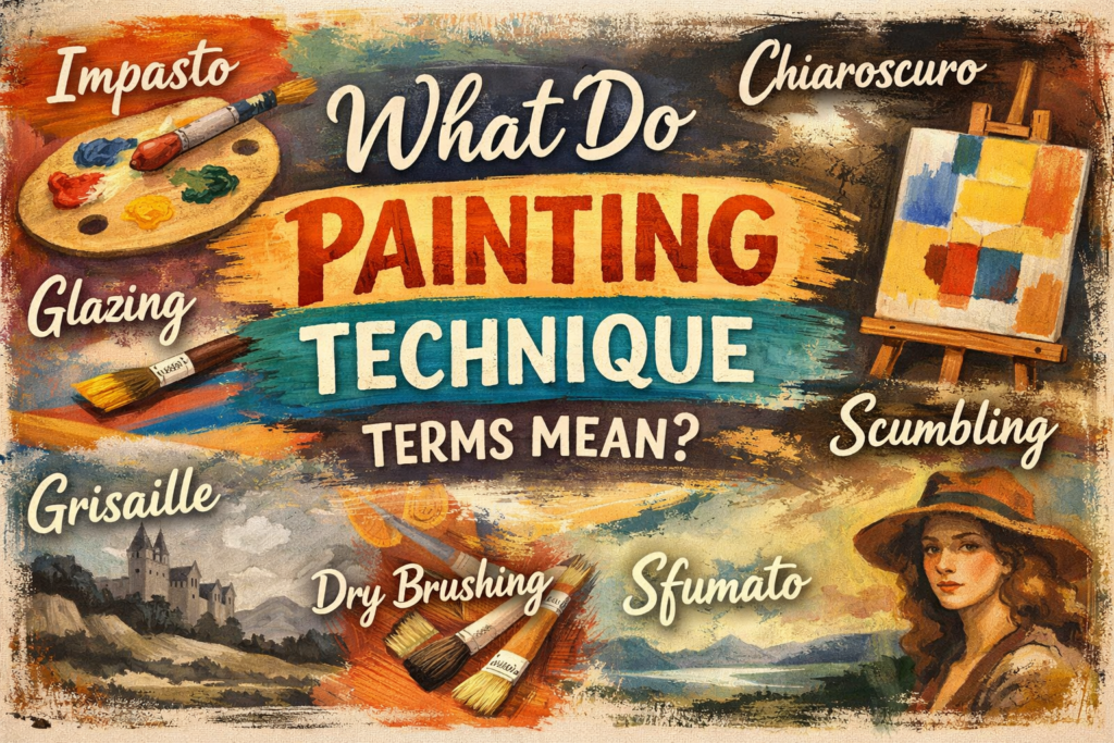 painting technique terms
