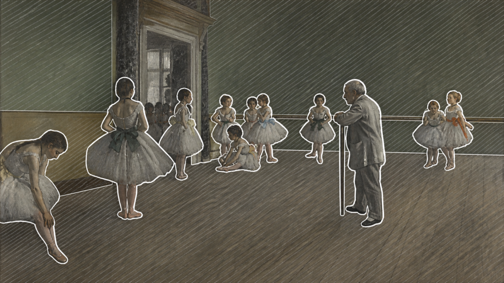 Edgar Degas Ballet Paintings: The Art of Capturing Movement 6 Block out the Positive Space; Highlight the Negative Space