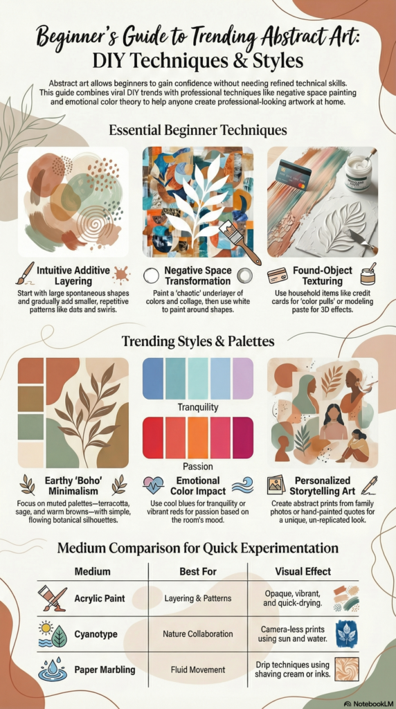 Beginner's Guide to Abstract Art Infographic