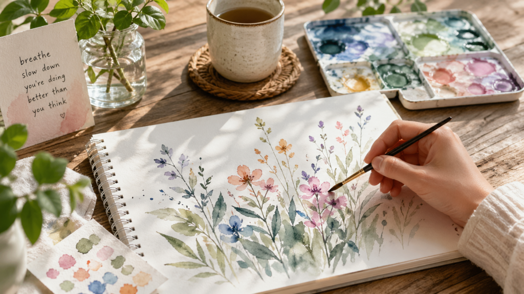 Mindful Watercolor Painting