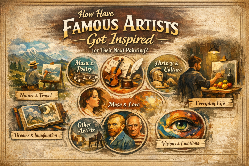 How Have Famous Artists Got Inspired for Their Next Painting