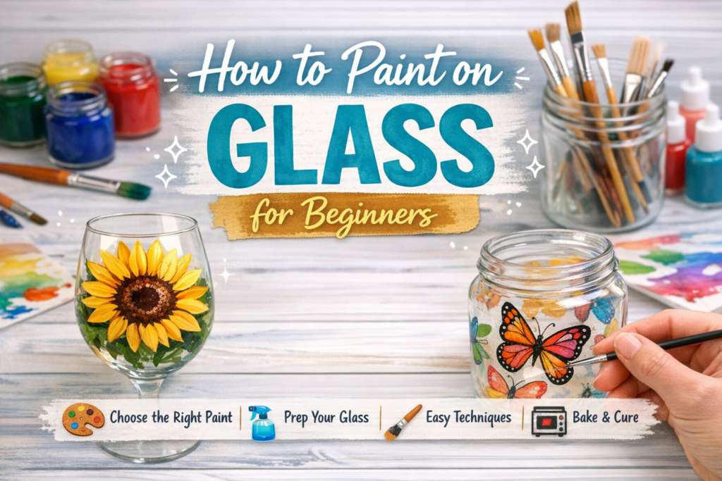 How to Paint on Glass for Beginners