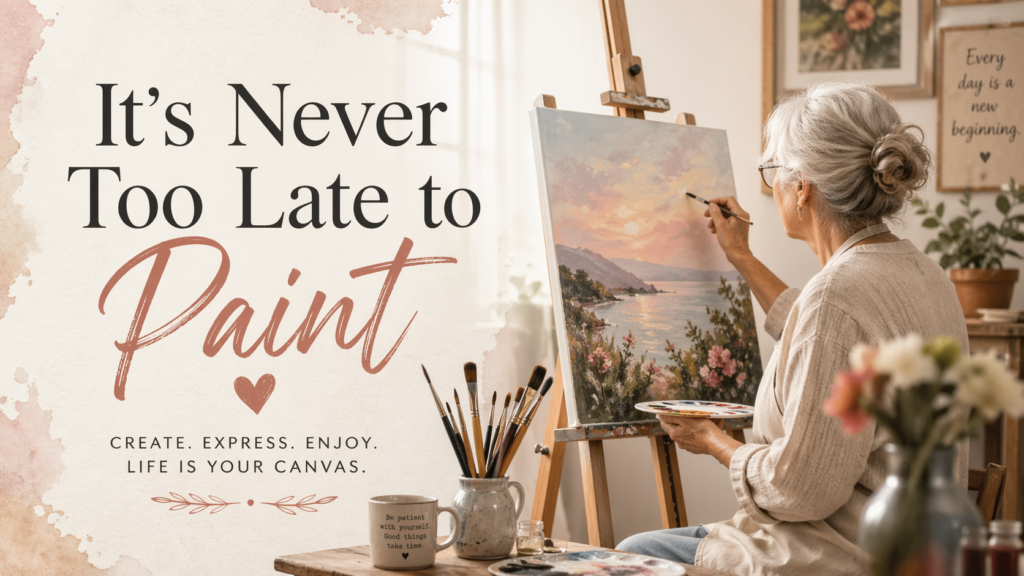 Its never too late to paint