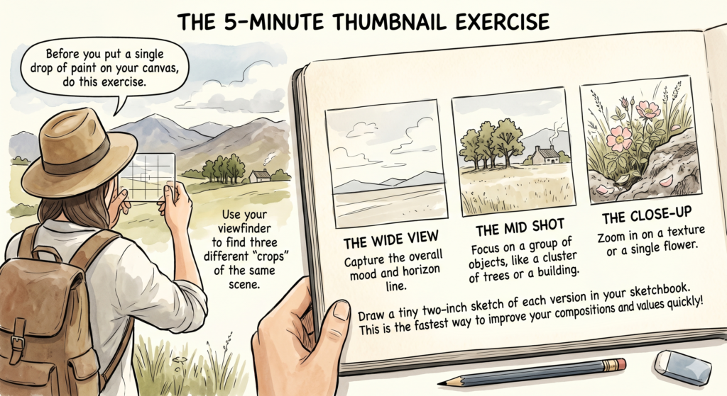 5-Minute Thumbnail Exercise graphic